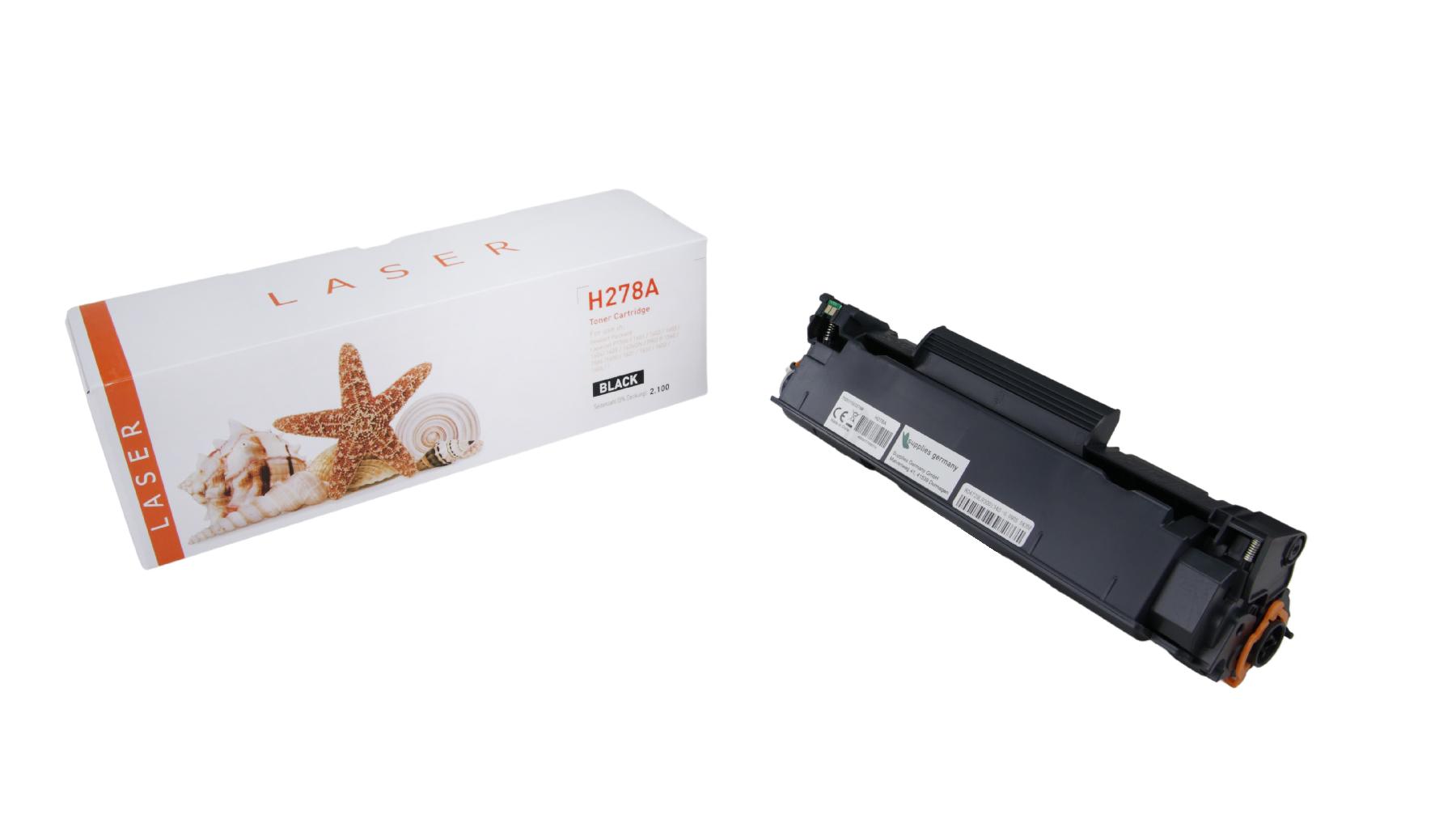 CE278A alternativ Toner schwarz für HP / CE278A / 2.100 Seiten
