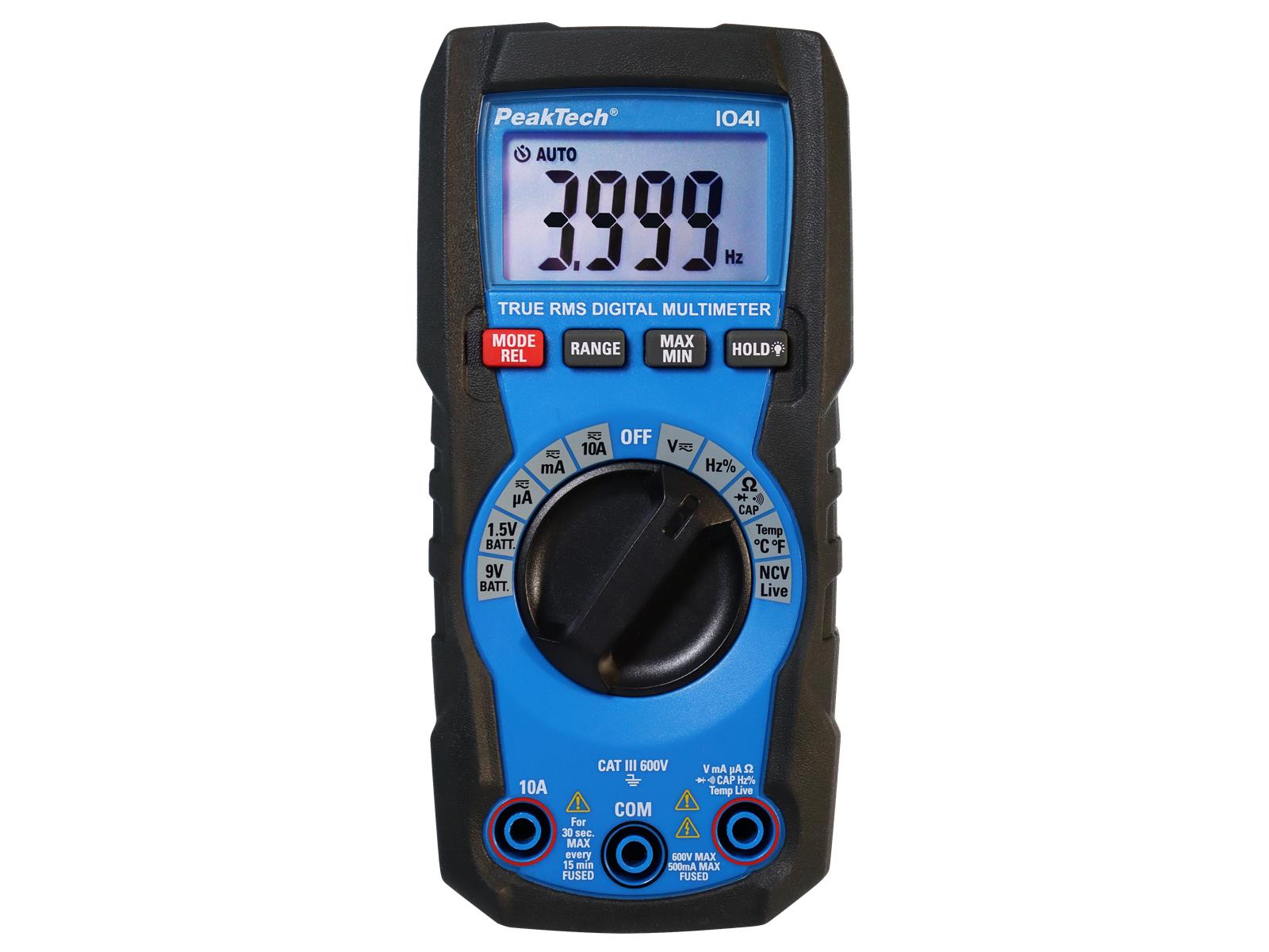 Digital Multimeter PeakTech ''P1041'', 4000 Counts, TrueRMS, Auto- Bereichswahl