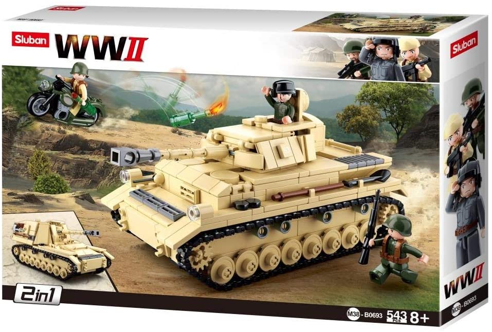 Sluban M38-B0693 - Army WWII - Deutscher Panzer Sluban M38-B0693 - Army WWII - Deutscher Panzer