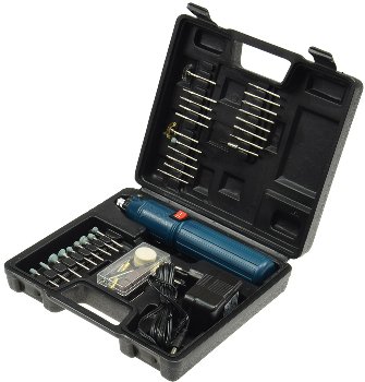 Mini-Bohrmaschinen Set "DrillX" mit Akku - 60-teilig, 10.000upm mit Aufsätzen