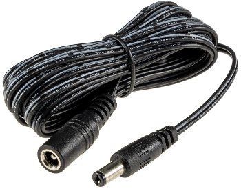 Verlängerungskabel für Netzteile 3m - 5,5mm / 2,1mm, Stecker / Buchse