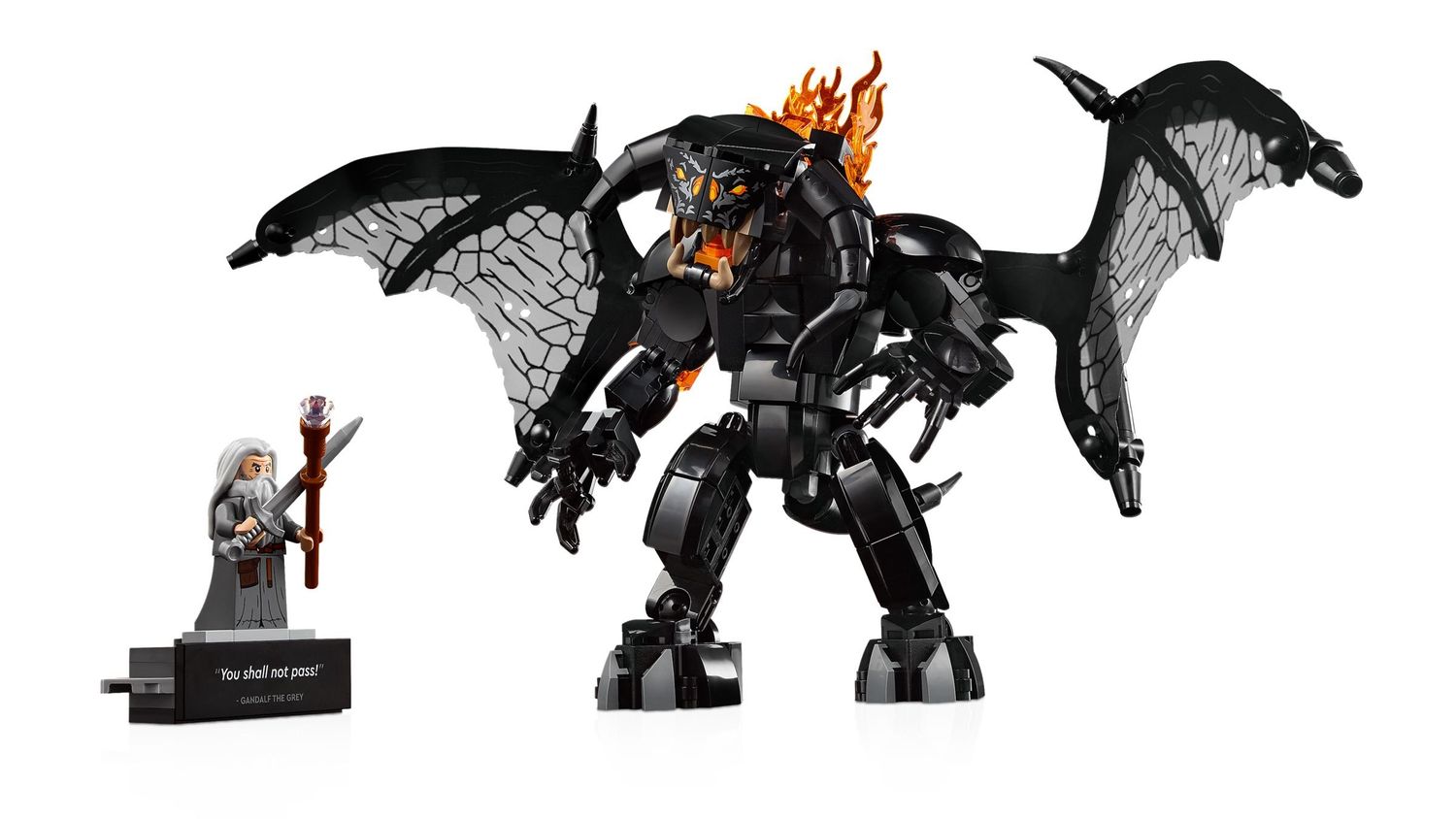 LEGO® 10367 - Icons Der Herr der Ringe: Balrog  Bücherstütze (1201 Teile) LEGO® 10367 - Icons Der Herr der Ringe: Balrog  Bücherstütze (1201 Teile)