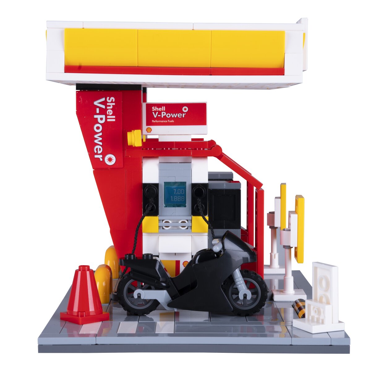 CaDA Shell Tankstelle Bricks