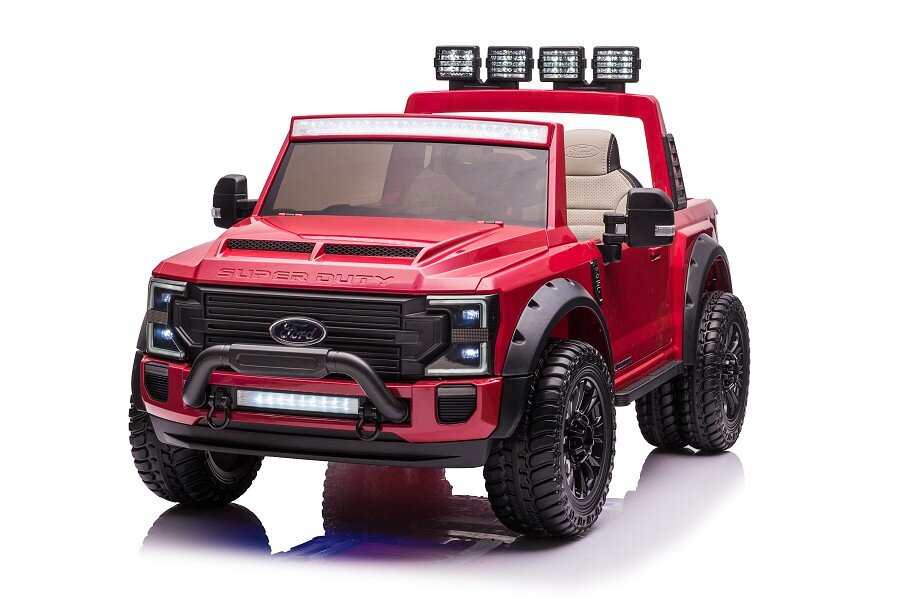 Kinderfahrzeug Ford Super Duty - rot