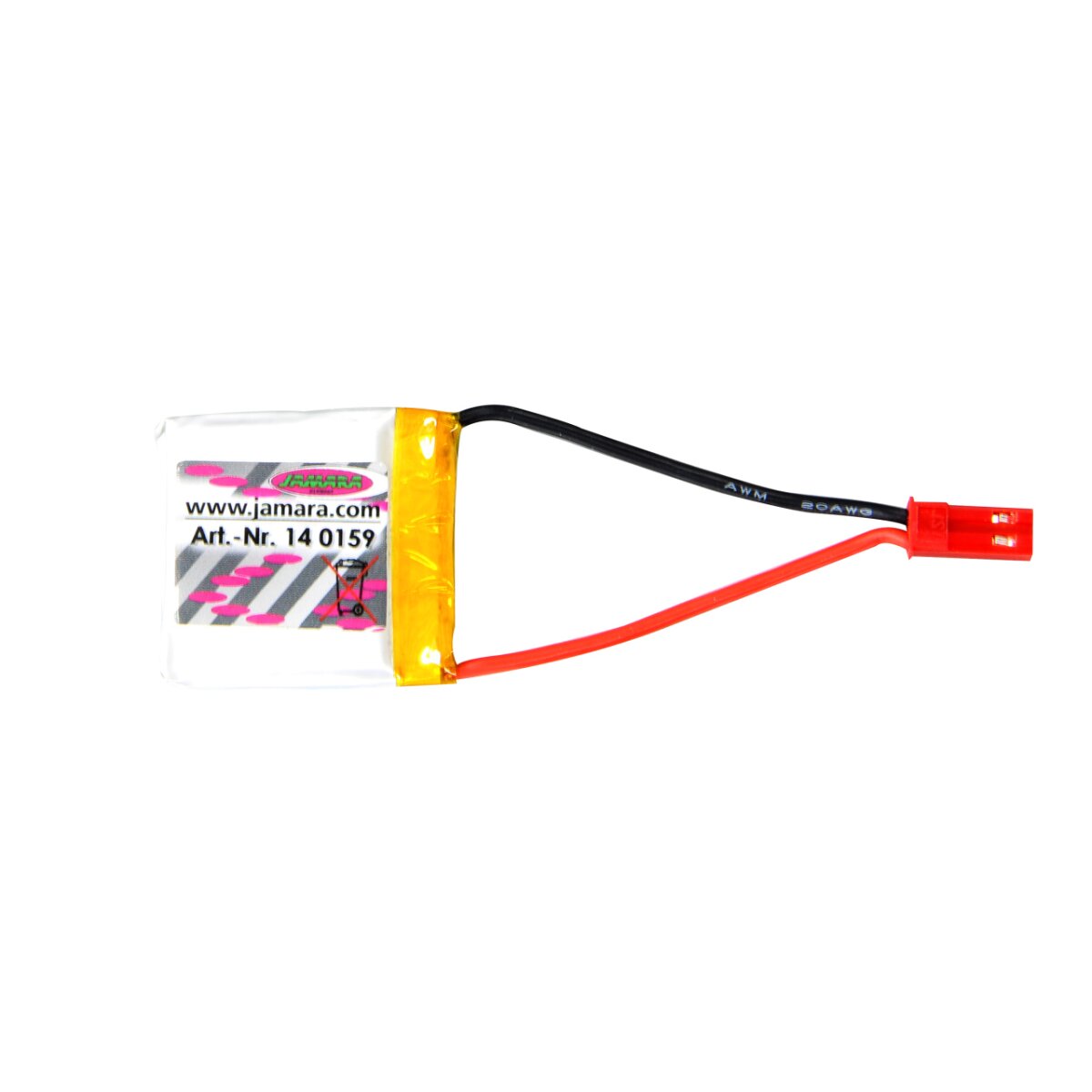 Akku LED Lipo 1S 3,7V 250mAh 15C BEC Stecker 0,925Wh