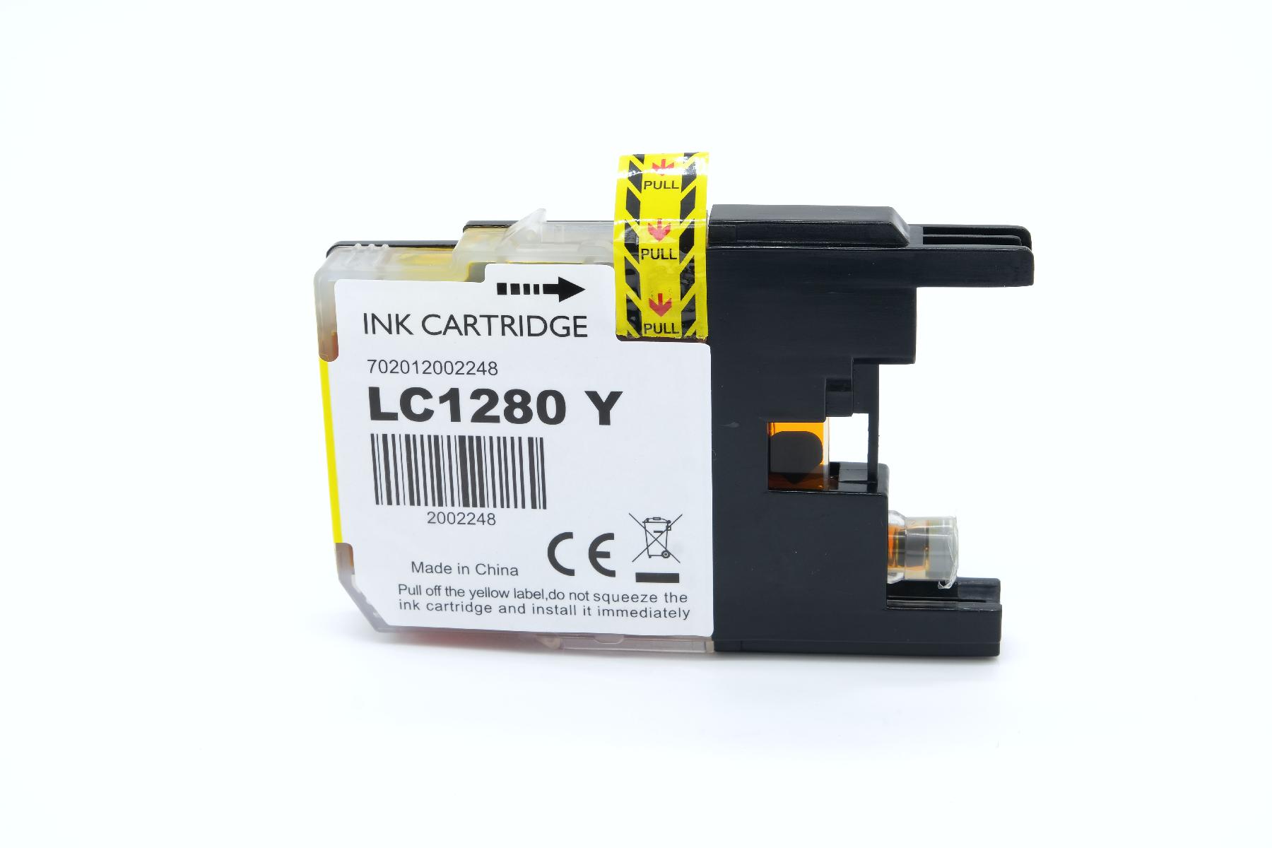 LC1280XLY alternativ Tinte gelb für Brother / LC1280XLY / 20ml