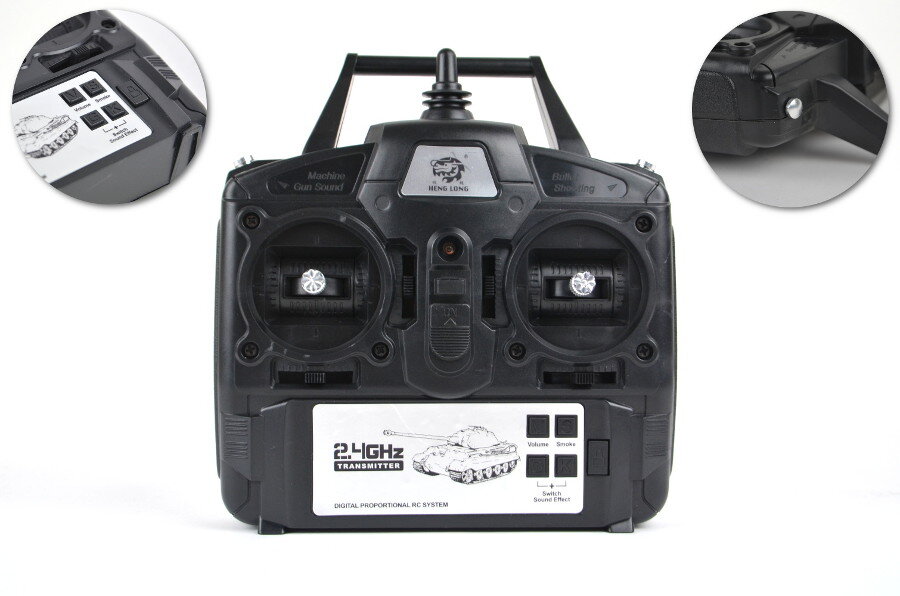 Fernbedienung & Hauptplatine für Heng Long Panzer - 2,4Ghz - Version 6.0