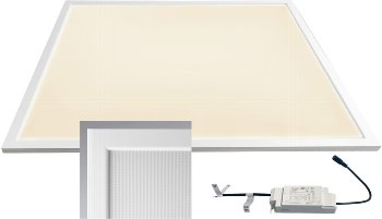 LED Licht-Panel "CTP-62 Office" warm - 62x62cm, 3000K, 40W, 3750lm, UGR16