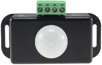12-24V Bewegungsmelder, max. 6A - bis 8m Reichweite, 60°, 1-10min