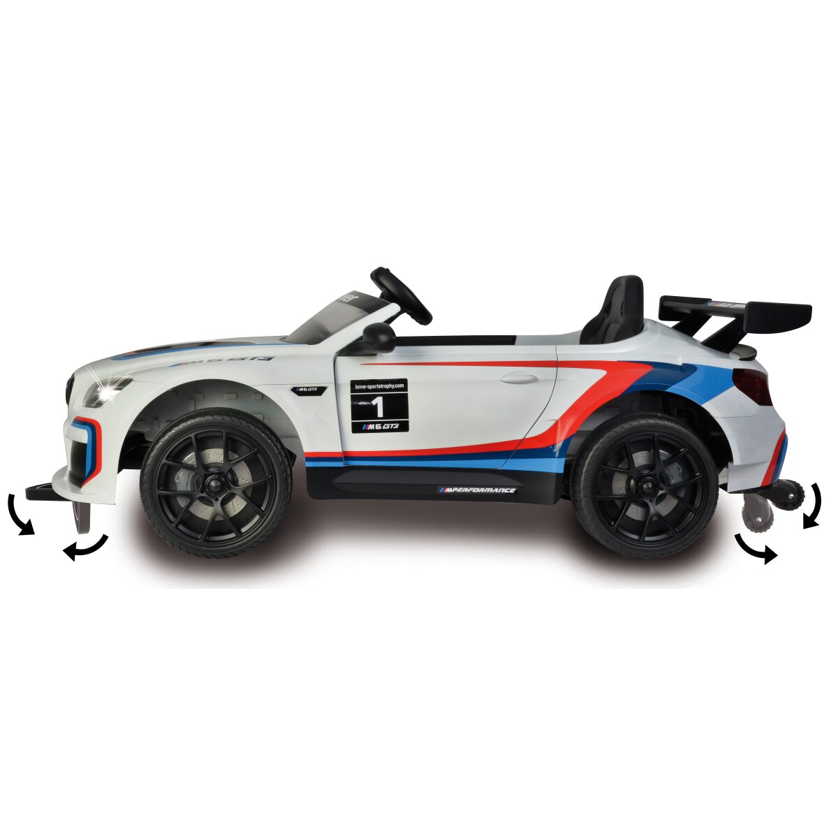 Kinderfahrzeug BMW M6 GT3 weiß