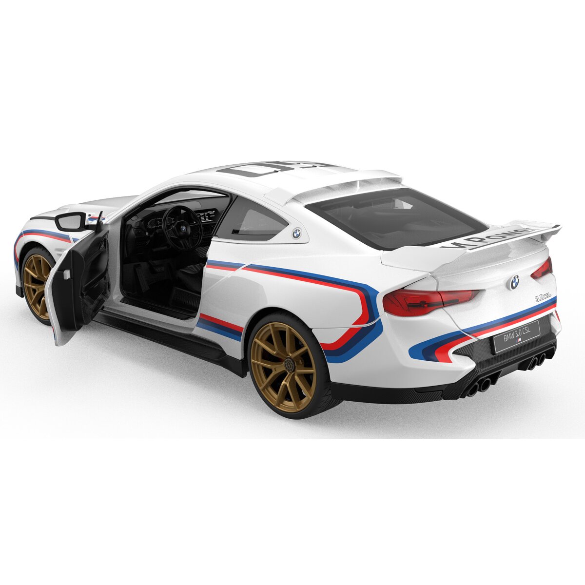 BMW 3.0 CSL 1:14 weiß 2,4GHz Tür manuell