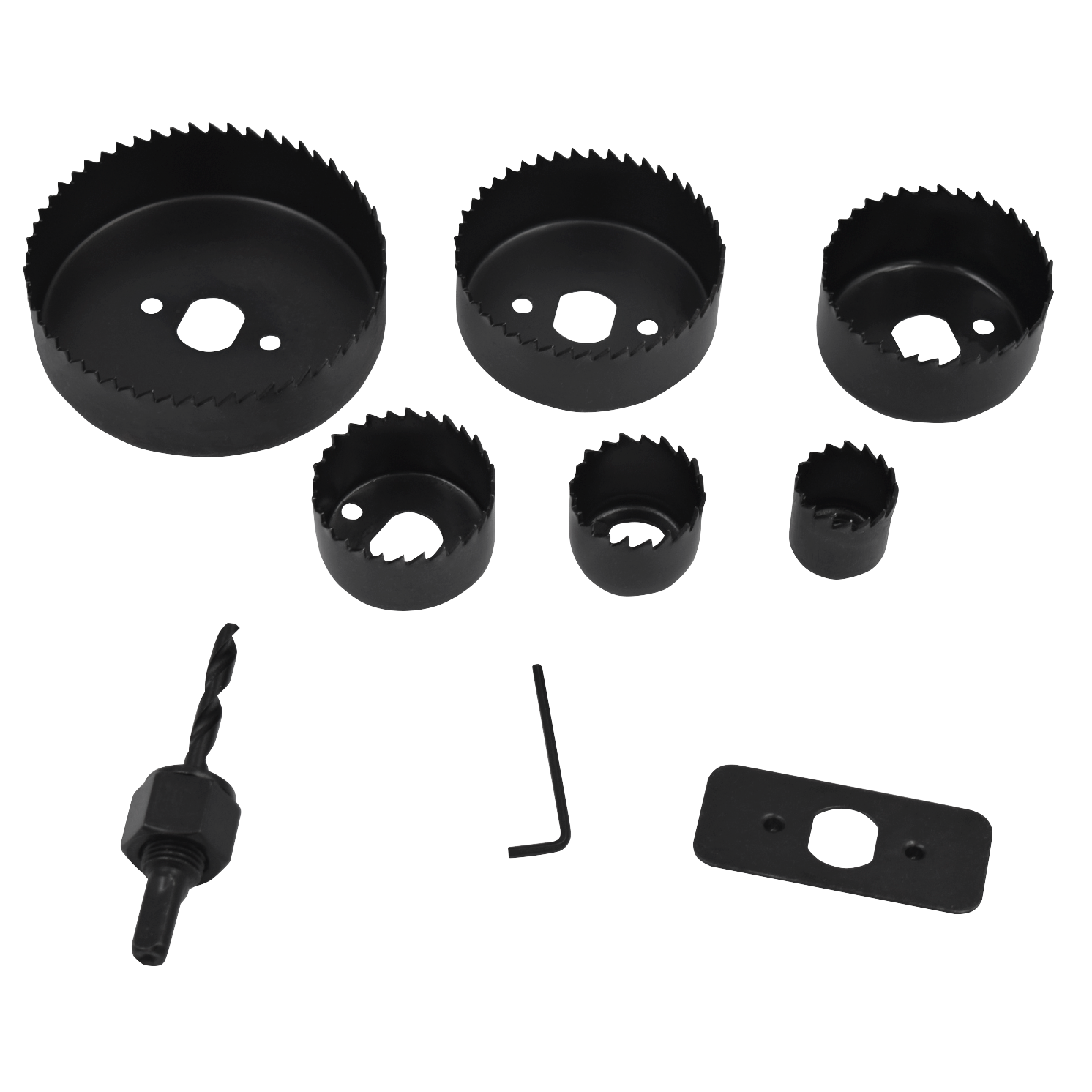 Lochsägen-Set McPower ''LSM-95'' 9-teilig, 25-89mm, inkl. Transportkoffer