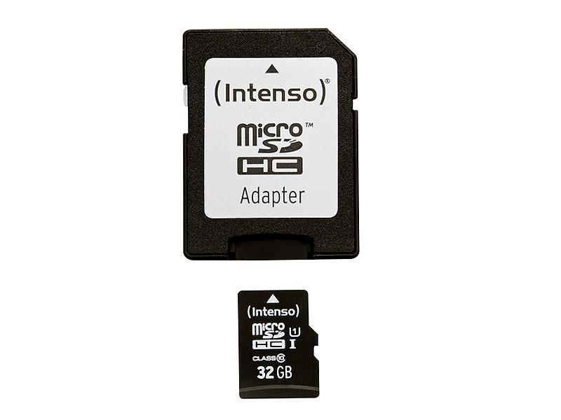 MicroSDHC 32GB Intenso Premium CL10 UHS-I +Adapter Blister
