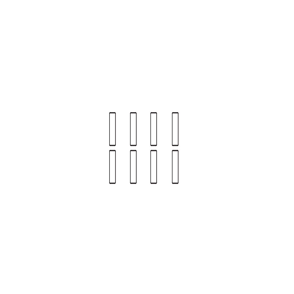 Stift 2x10 VE8 Tiger-Splinter Cocoon-Dakar Voltage-Major-Tiger-Hoolk Infect-Ripper