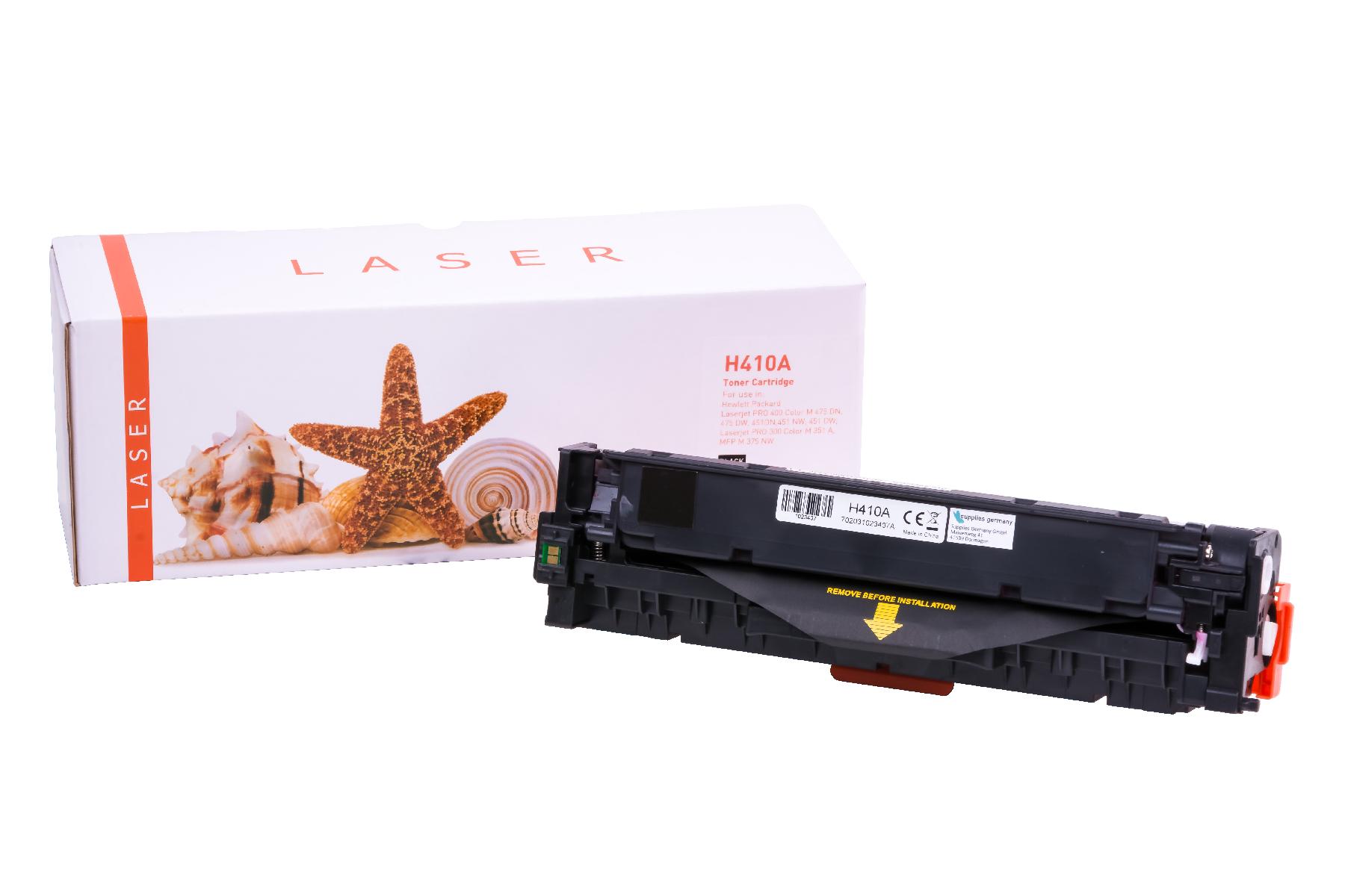CE410A alternativ Toner schwarz für HP / CE410A / 410A / 2.200 Seiten