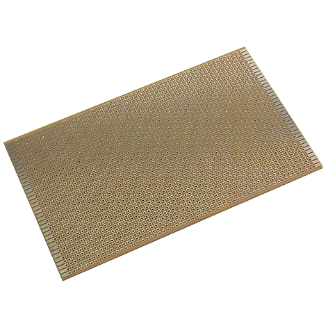 Experimentierplatine KEMO, 2,54er-Punktraster, 100x160 mm