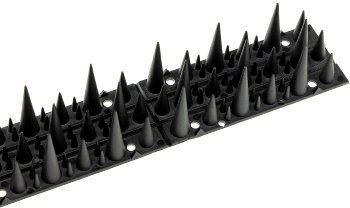 Taubenabwehr Spikes 10er Set - Kunststoff, 400x42x36mm, schwarz
