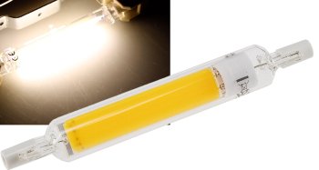 LED Strahler 8W R7s "RS118 COB8" - 360°, 4200k, 950lm, 118mm, neutralweiß