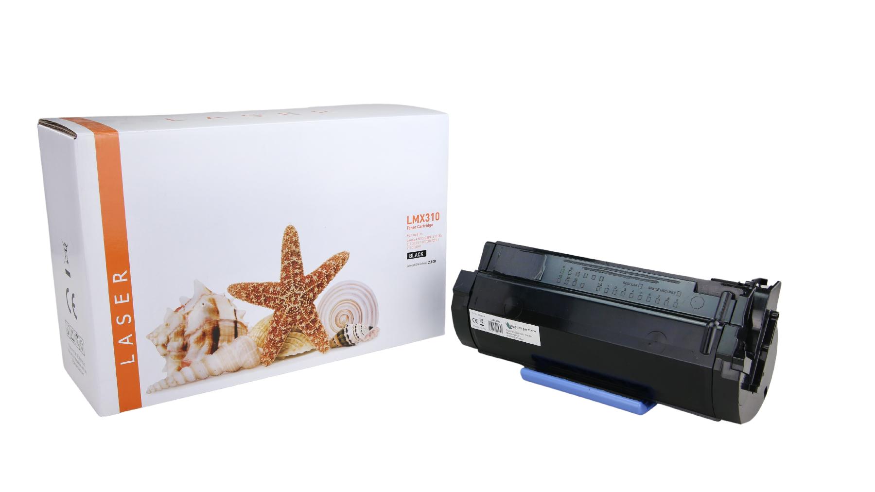 MX310/2,5K alternativ Toner schwarz für Lexmark / 60F2000 / 2.500 Seiten