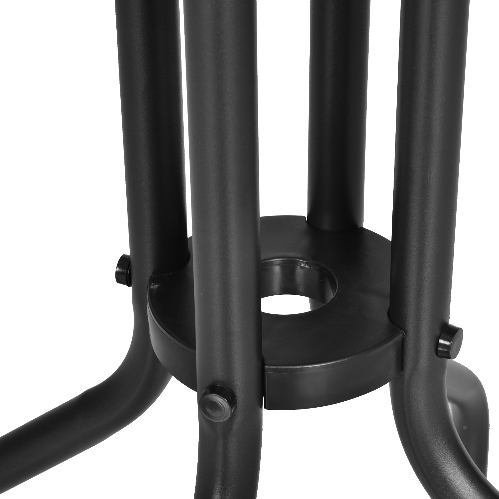 Gartentisch Balkontisch Bistrotisch Glastisch Beistelltisch Metall+Sicherheitsglas ?60xH70cm