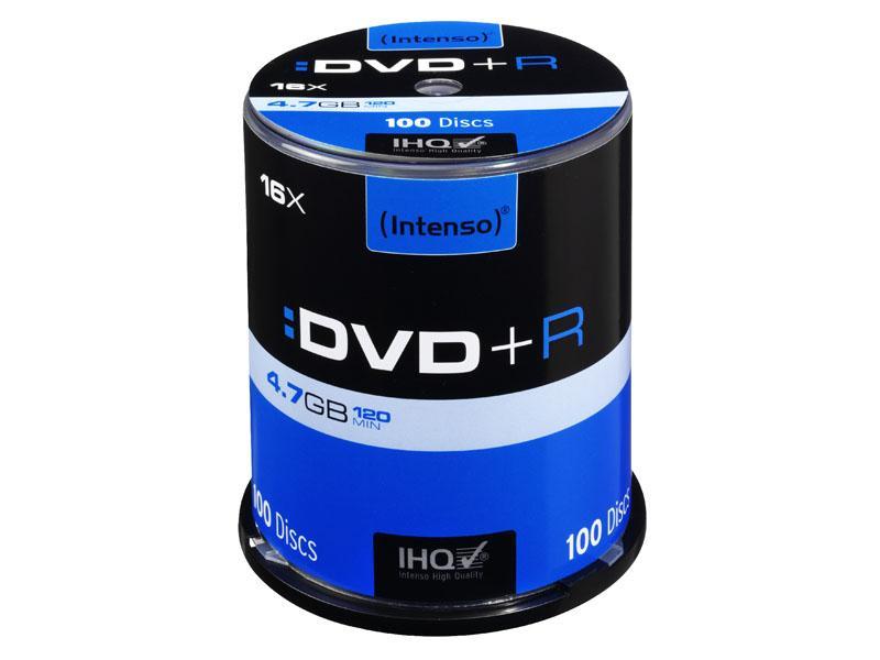 Intenso DVD+R 4,7 GB 16x Speed - 100stk Cake Box