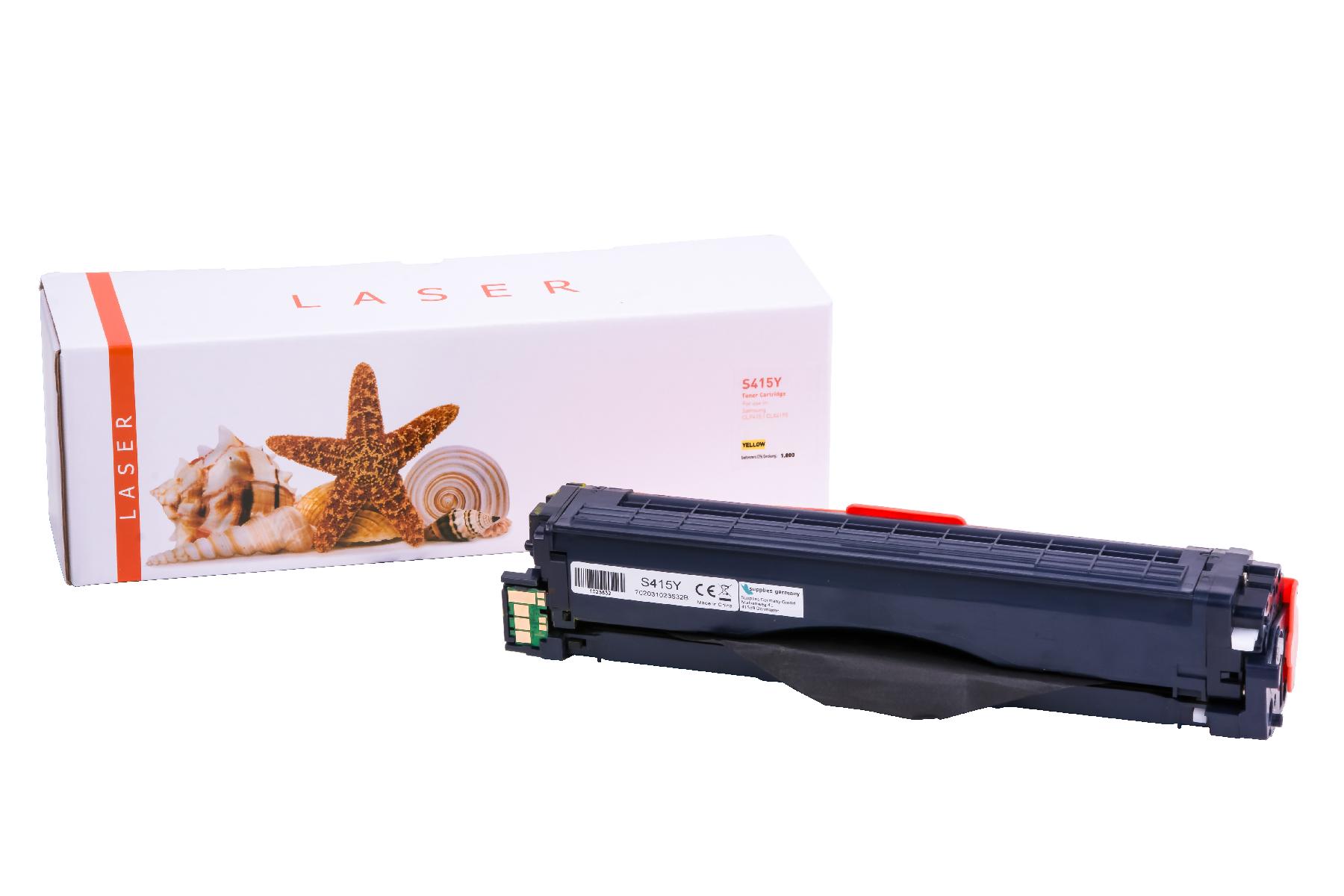 CLP415Y alternativ Toner yellow Samsung  / CLTY504S/ELS / 1.800 Seiten