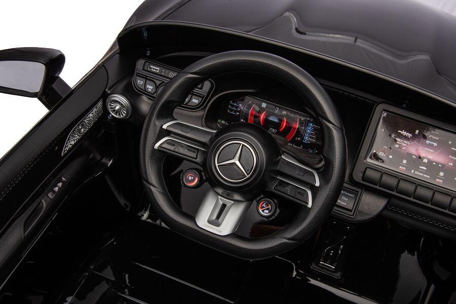 Elektro-Kinderfahrzeug Mercedes SL63 AMG - schwarz