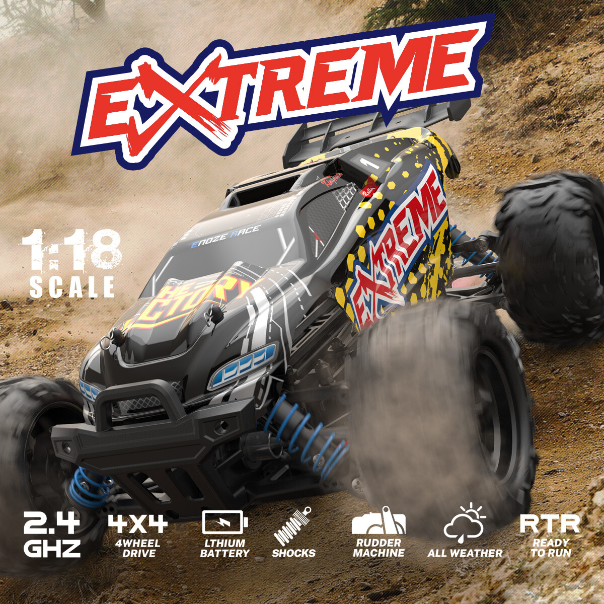 RC Elektro Buggy 1:18 "Extreme 302E"