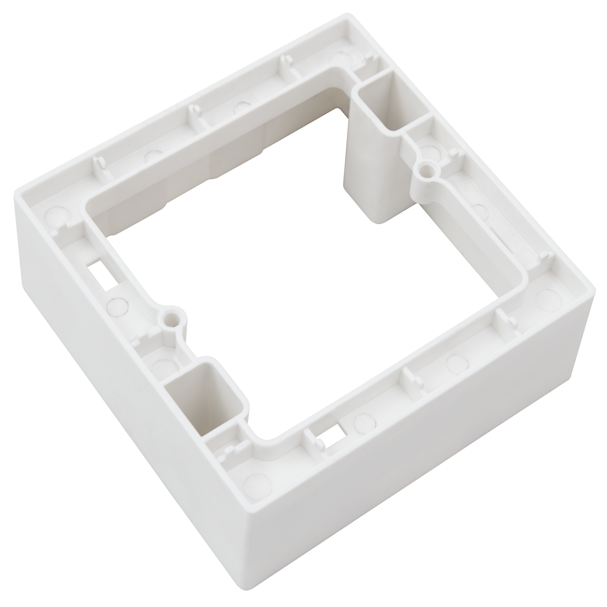 Aufputz-Rahmen McPower ''Flair'' 80x80x35mm, mit Montagebohrung