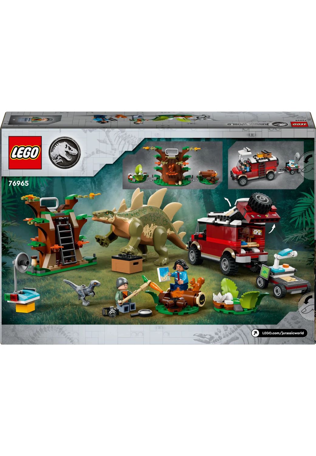 LEGO® 76965 - Jurassic World  - Dinosaurier-Missionen: Entdeckung des Stegosaurus (420 Teile) LEGO® 76965 - Jurassic World  - Dinosaurier-Missionen: Entdeckung des Stegosaurus (420 Teile)