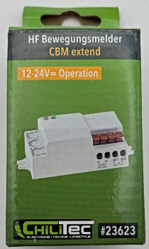 HF Bewegungsmelder "CBM extend" 12-24V - 180/360°, zur Nachrüstung in Leuchten
