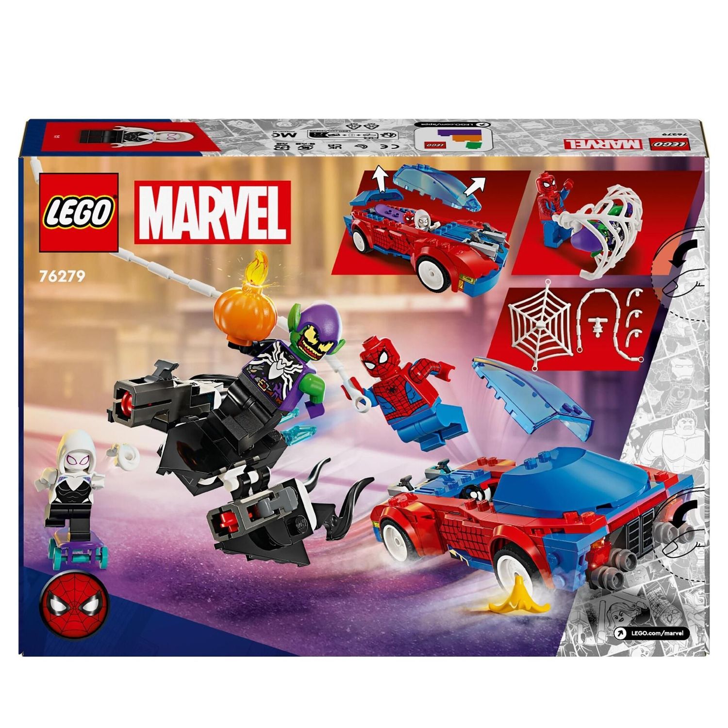 LEGO® 76279 - Marvel Super Heroes  - Spider-Mans Rennauto & Venom Green Goblin (227 Teile) LEGO® 76279 - Marvel Super Heroes  - Spider-Mans Rennauto & Venom Green Goblin (227 Teile)