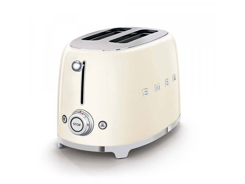 Smeg 2 Scheiben Toaster Creme TSF01CREU