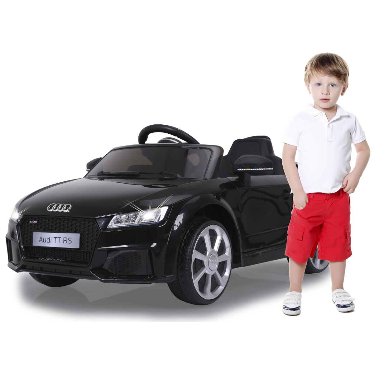 Kinderfahrzeug Audi TT RS schwarz