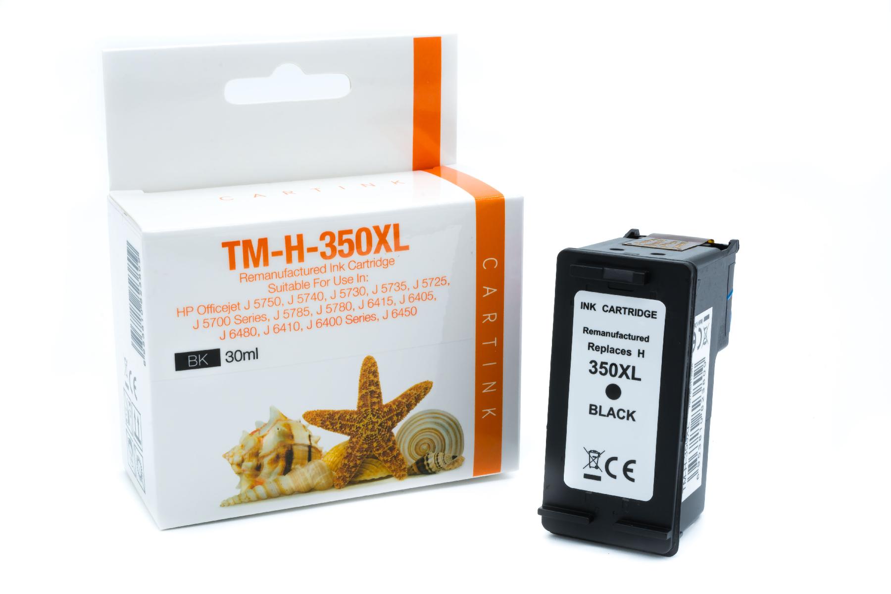 350XXL Refill Tinte schwarz für HP / CB336EE / 30ml