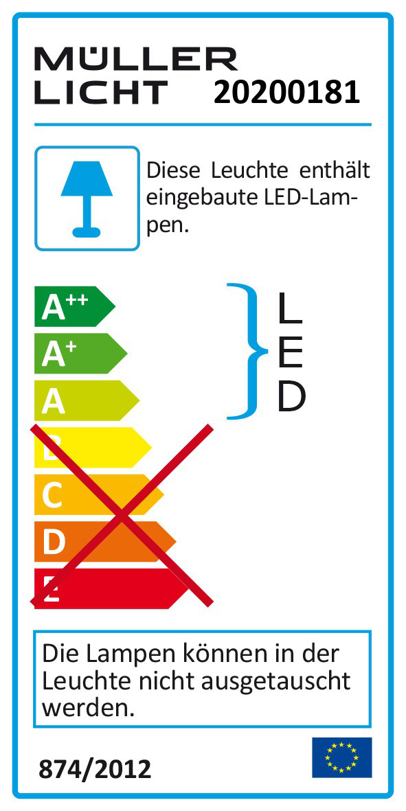 LED Spiegelleuchte, 4,4W, 250lm, warmweiß, 30cm, 3 Montagemöglichkeiten, chrome