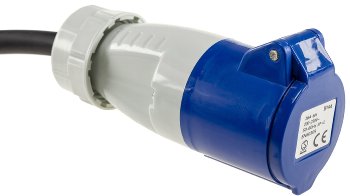 CEE auf Schutzkontakt-Stecker 1,5m, 230V, Adapter für Wohnwagen, Camping