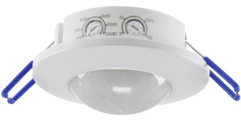 Decken-Einbau-Bewegungsmelder 360° FLAT - PIR, LED geeignet, 8m Detektion, 80x30mm