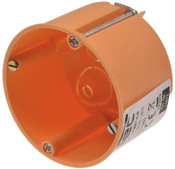 UP Hohlwanddose Ø 68 x 47mm - inkl. Geräteschrauben, orange