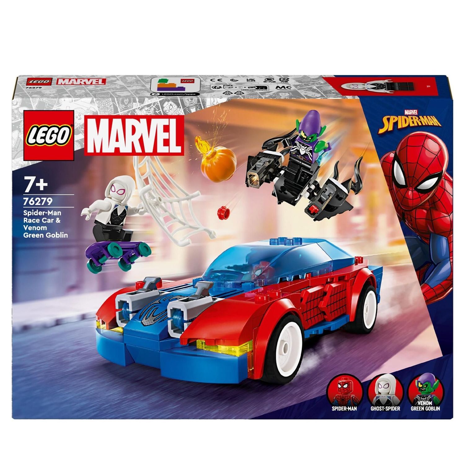 LEGO® 76279 - Marvel Super Heroes  - Spider-Mans Rennauto & Venom Green Goblin (227 Teile) LEGO® 76279 - Marvel Super Heroes  - Spider-Mans Rennauto & Venom Green Goblin (227 Teile)