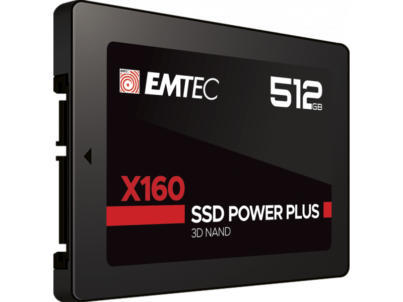 Emtec Intern SSD X160 512GB 3D NAND 2,5 SATA III 520MB/s ECSSD512GNX160