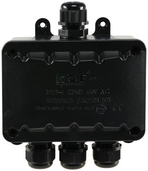Kabelverbinderbox, 4 Anschlüsse, IP68 - 450V, 1x Eingang, 3x Ausgang