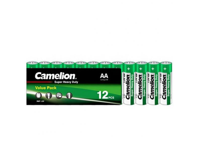 Batterie Camelion Super Heavy Duty Grün LR6 Mignon AA (12 St.)