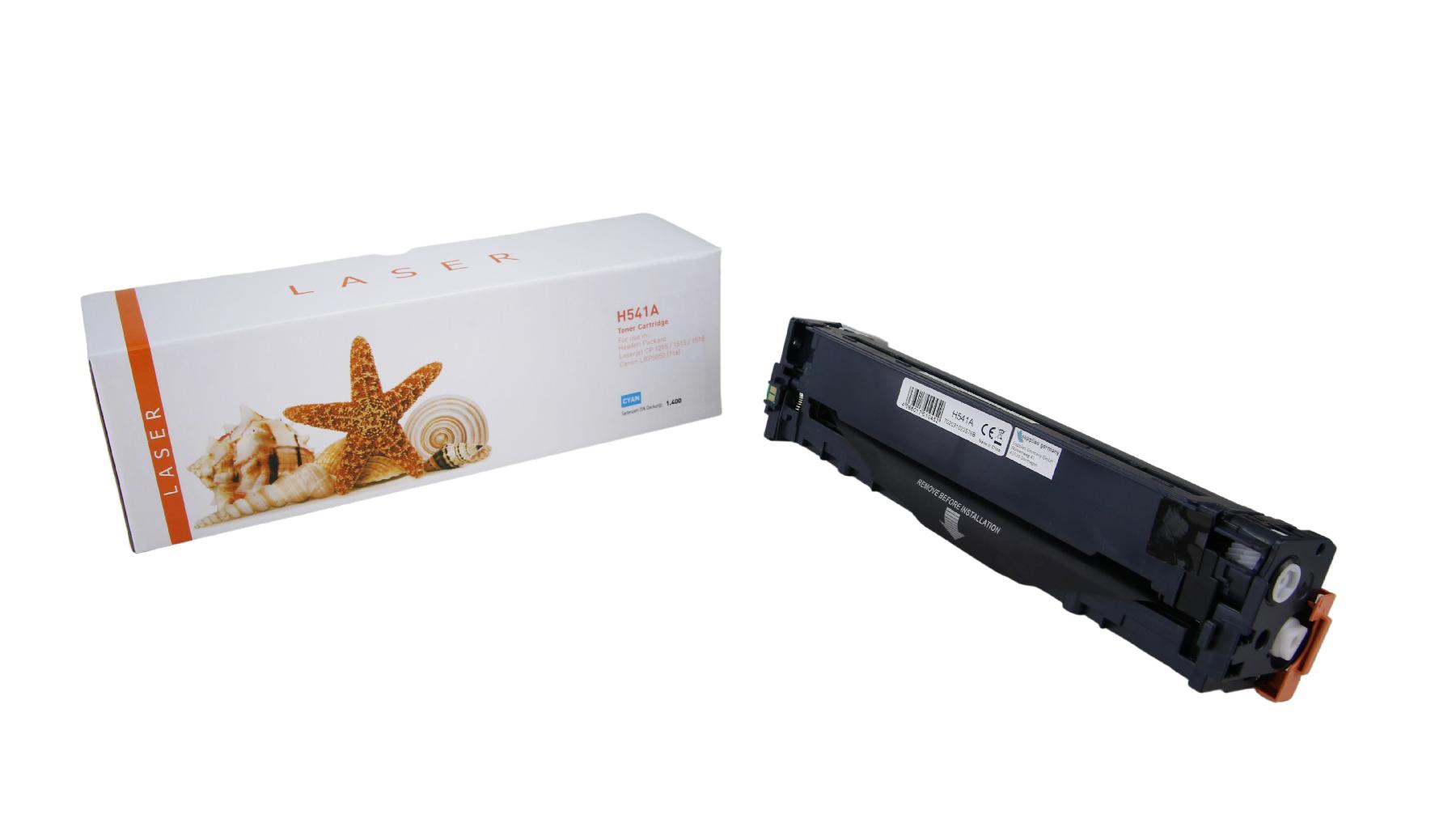 CB541A alternativ Toner Cyan für HP / CB541A / 1.400 Seiten