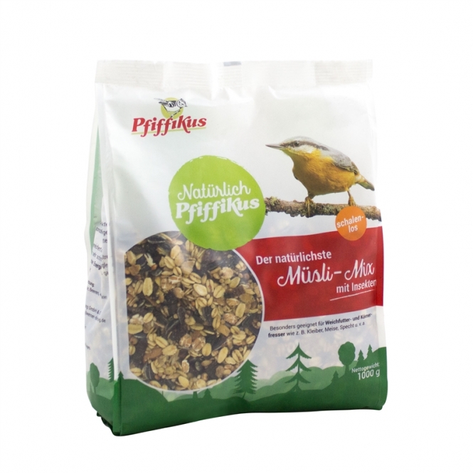 Natürlich Pfiffikus Müsli-Mix mit Insekten 1kg Natürlich Pfiffikus Müsli-Mix mit Insekten 1kg