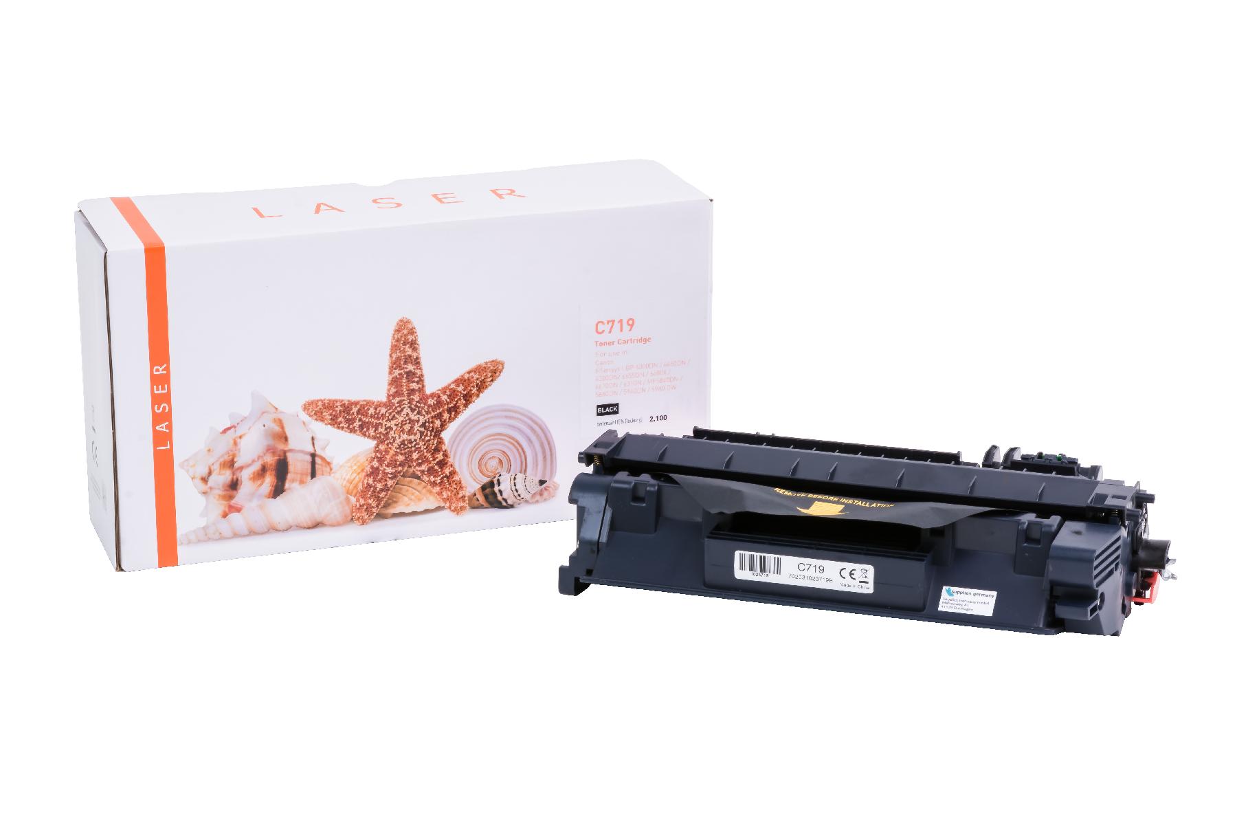 719 alternativ Toner black Canon  / 719 / 2.100 Seiten