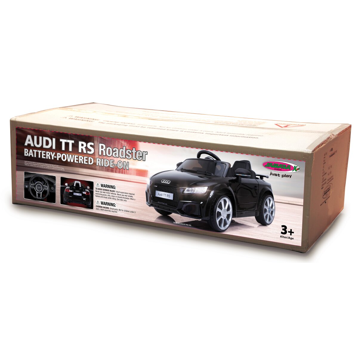 Kinderfahrzeug Audi TT RS schwarz