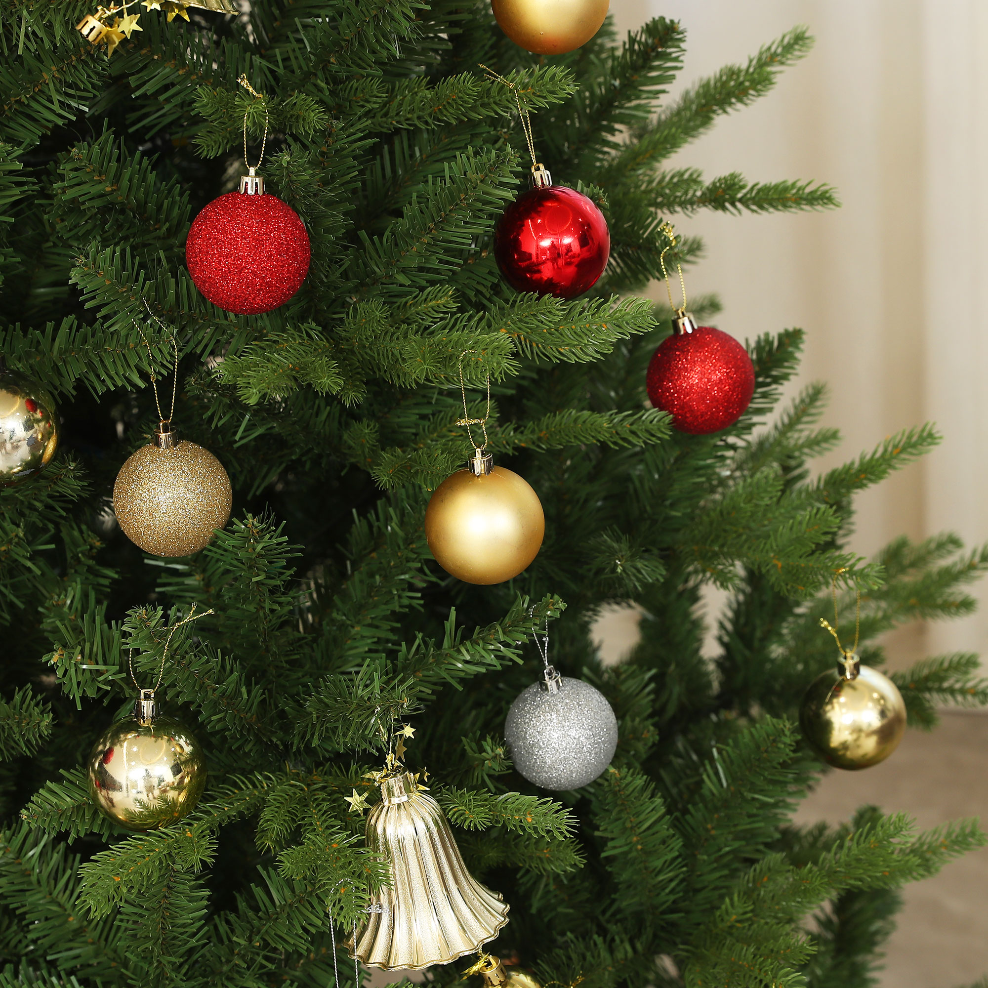 Weihnachtsbaum, Kunsttanne, naturgetreu, breit & üppig, 180 x ?105 cm, Grün