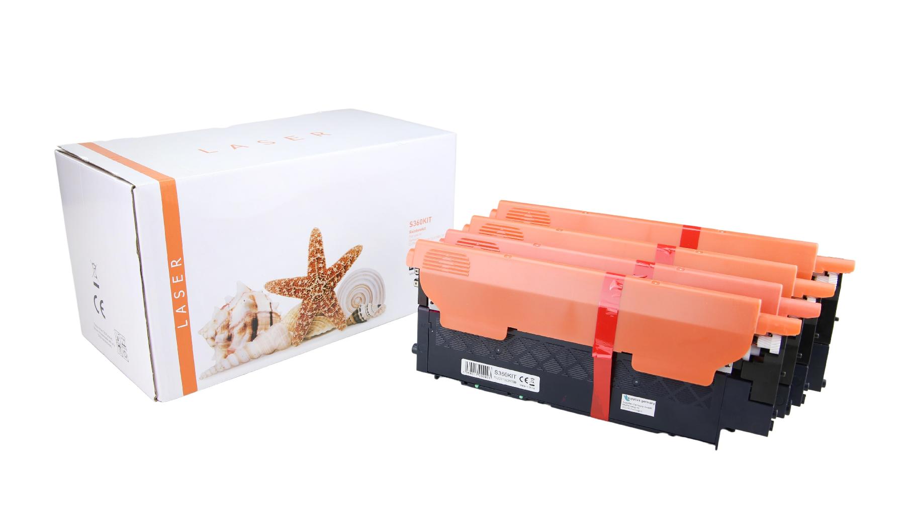CLP360KIT alternativ Toner Rainbowkit Samsung  / CLTP406C/ELS / BK1.500 / CMY1.000 Seiten