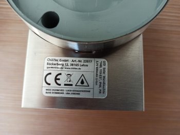 LED Solar Wandleuchte "SWL 119-ES"
